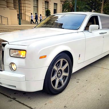 Stretched Rolls-Royce limousine